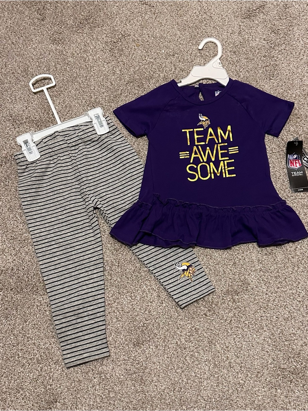 NFL Purple & Gold Minnesota Vikings Set
